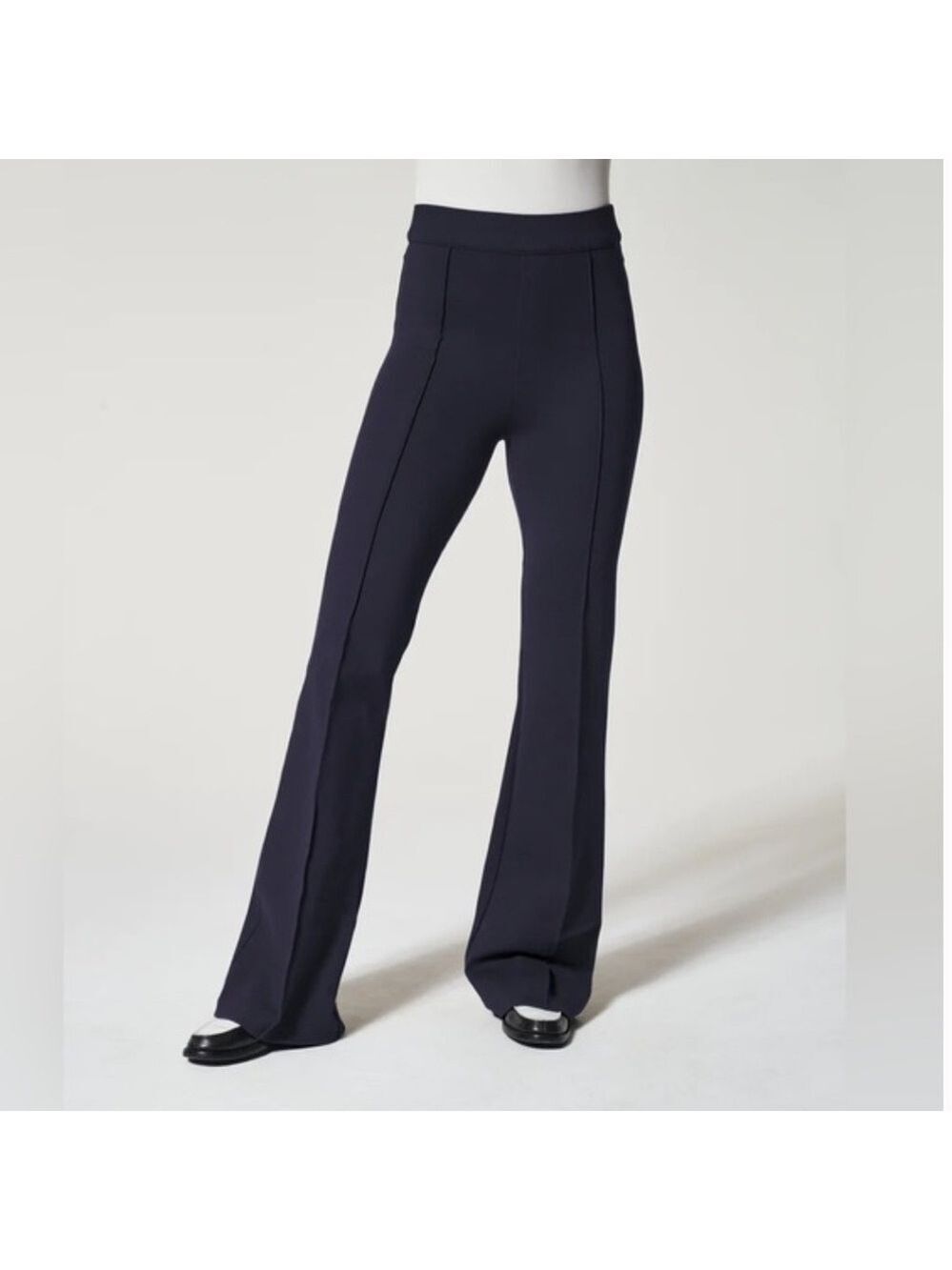 Spanx The Perfect Pant Hi Rise Flare Pant in Black Sz Large